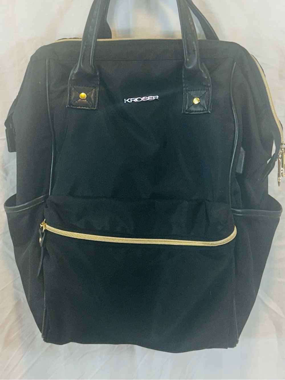 KROSER Black Women's Backpack – Sleek Everyday Carry - Picture 2 of 12